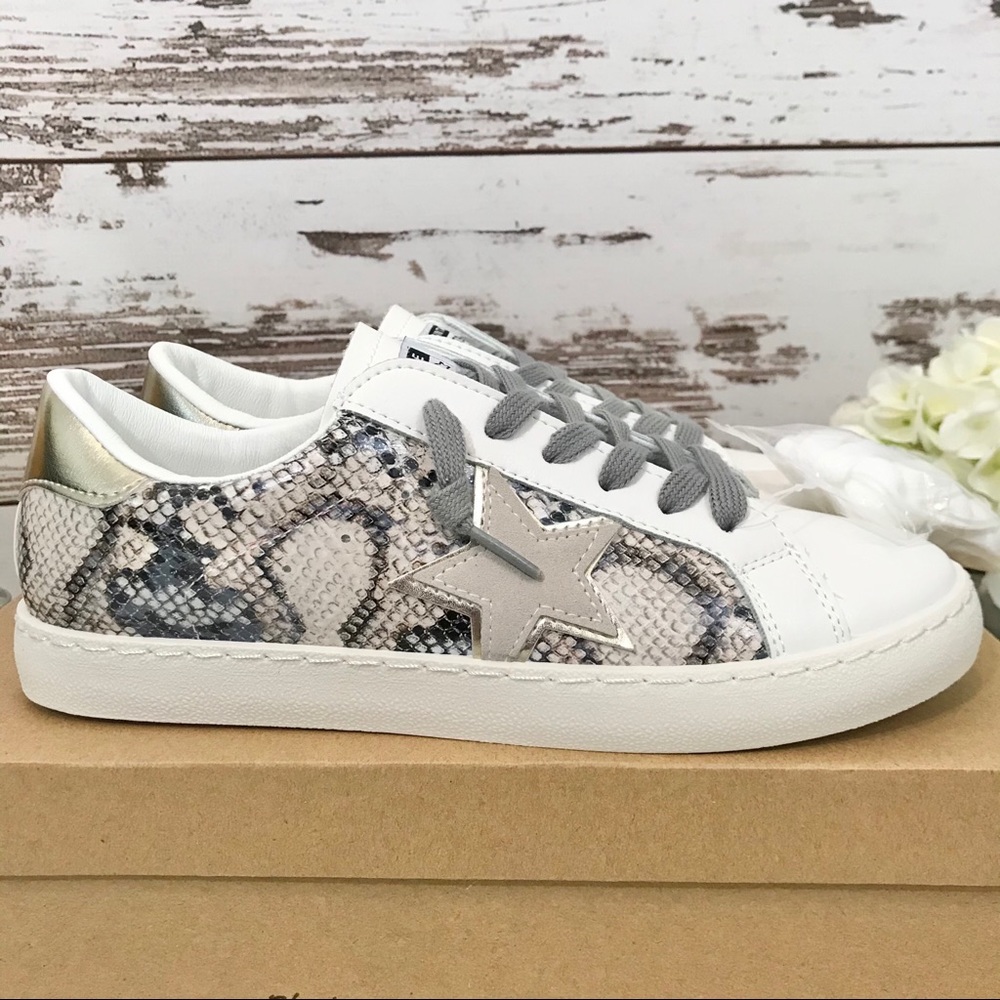 NEW Vintage Havana Betsy Golden Snake Sneakers - Picture 6 of 13